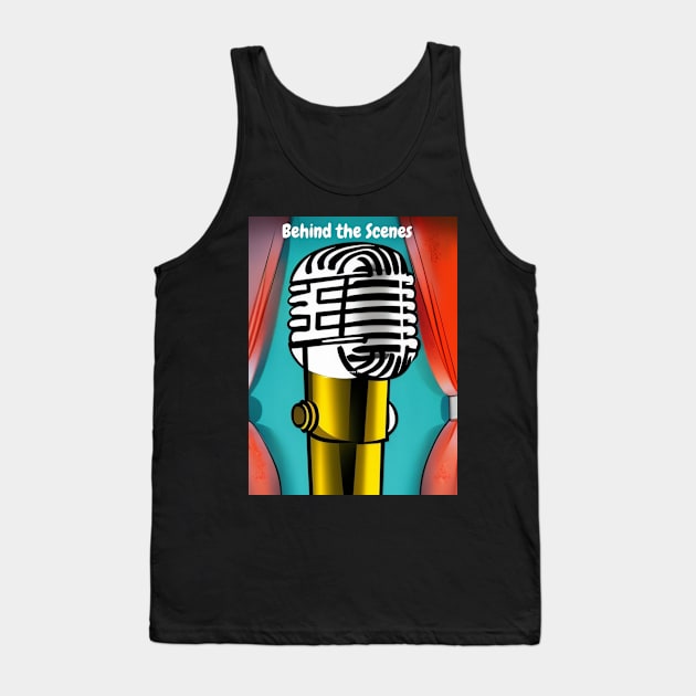 Get Ready to Show Your Appreciation for Behind-the-Scenes are with this Unique 'Behind the Scenes' Tank Top by No sitting on the sideline  podcast dad 